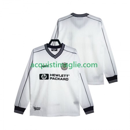 Divisa di Calcio Tottenham Hotspur 1999 Retro Prima 1997 Manica Lunga